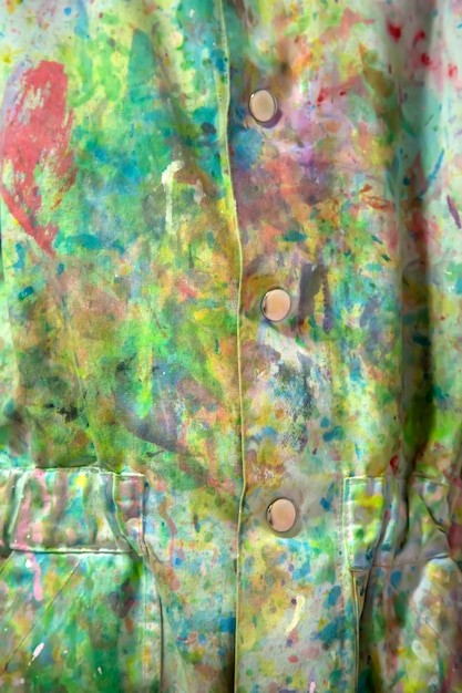 Closeup of the dirty coat