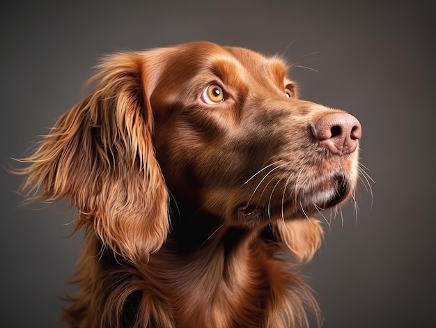 Closeup of a dog