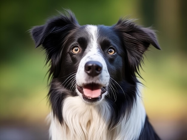 Closeup of a dog