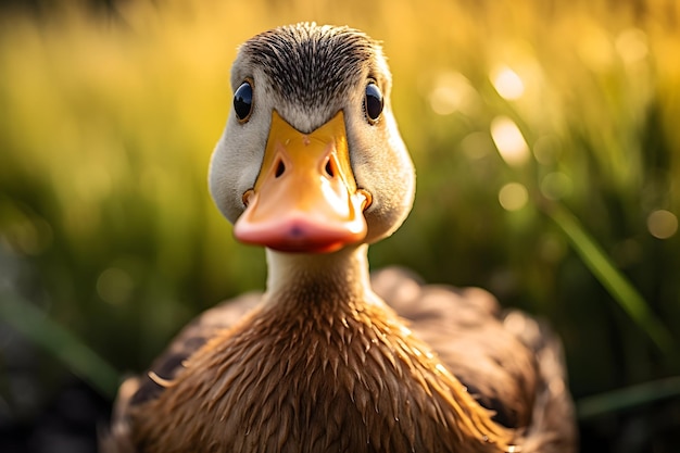 CloseUp Of A Duck