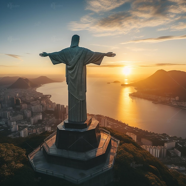 Foto close-up della famosa illustrazione paesaggistica del mondo