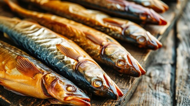 CloseUp of Fish on Cutting Board