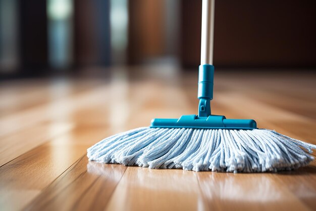 CloseUp of Floor Washing Mop