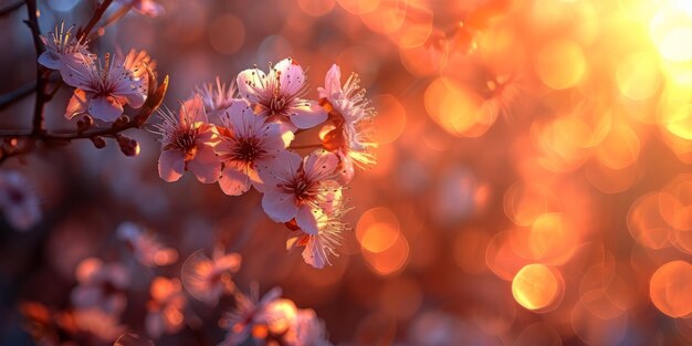 CloseUp of a Flower on a Tree