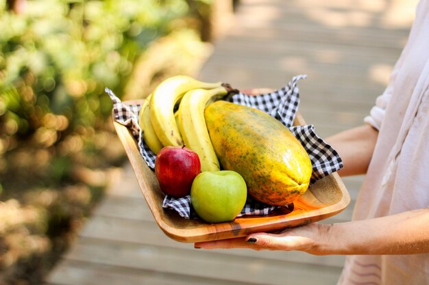 Closeup of fresh papaya halves with vibrant orange colour rich in vitamins nutrients