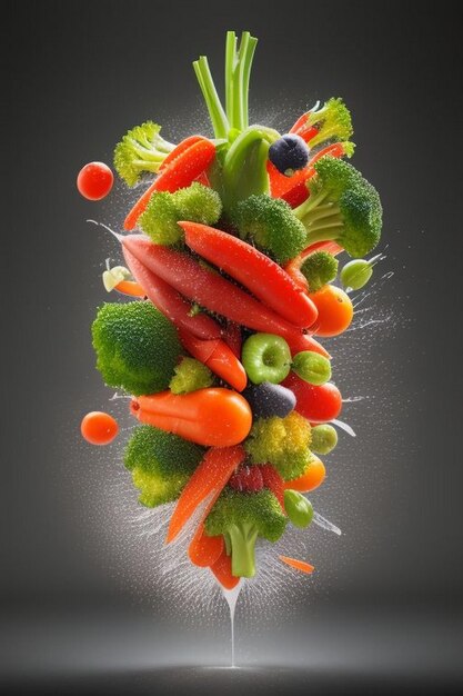 Photo closeup of fruits against white background