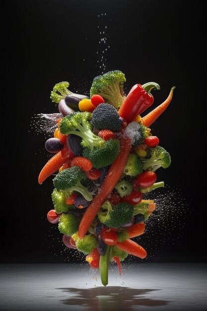 Closeup of fruits against white background