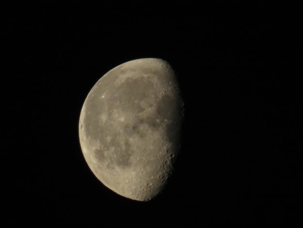 Closeup of full moon