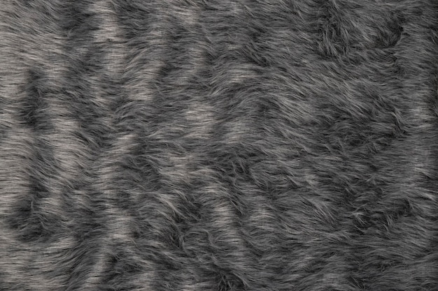 Photo closeup of gray fur texture