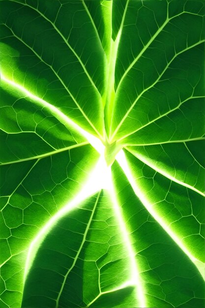 A closeup of a green lettuce leaf