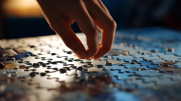 Foto un primo piano di una mano che tocca le monete