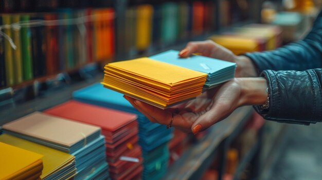 A CloseUp Of Hands Passing Resources Background