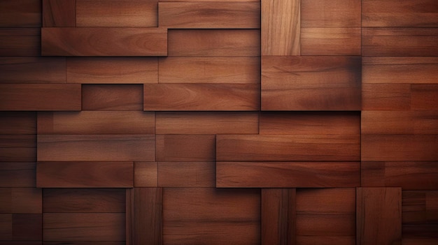 Closeup of herringbone parquet texture with natural wooden tones and patterns