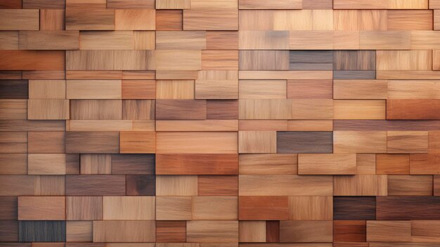 Closeup of herringbone parquet texture with natural wooden tones and patterns