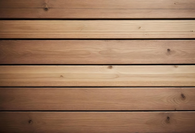 Photo closeup of horizontal wooden planks with a smooth finish and natural wood grain texture