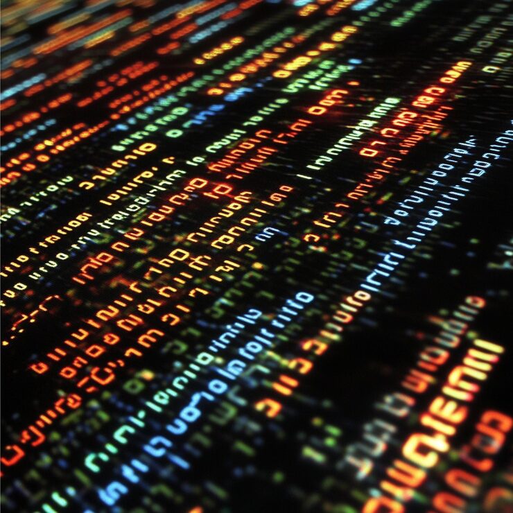 Photo a closeup of html css and javascript code used for building web interfaces