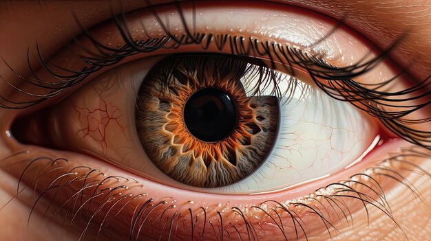 Closeup of human eye Laser Vision Correction Concept