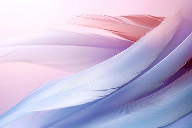 Крупным планом изображение абстрактного пера радуги лоскутного фона