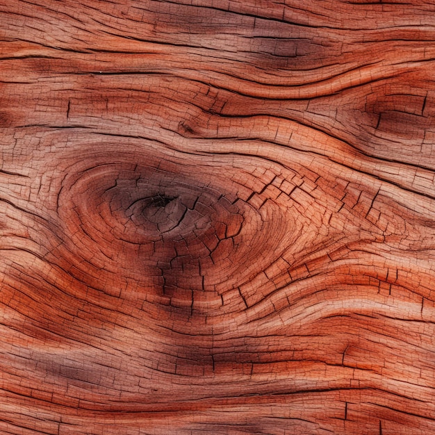 Closeup of the intricate grain pattern on redwood