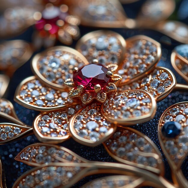 Photo closeup of intricate jewelry