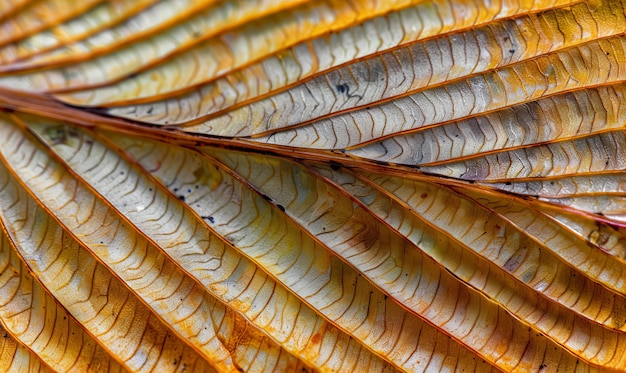 Photo closeup of intricate leaf pattern