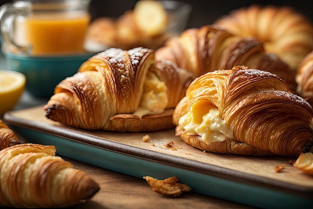 Closeup of Irresistible Croissant