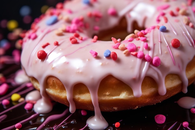 CloseUp of Irresistible Donut