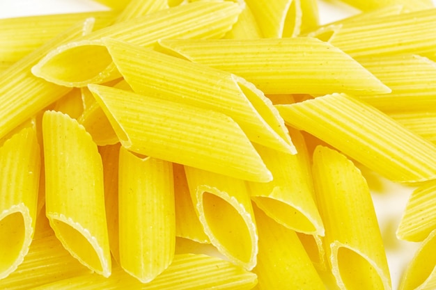 Primo piano della pasta italiana