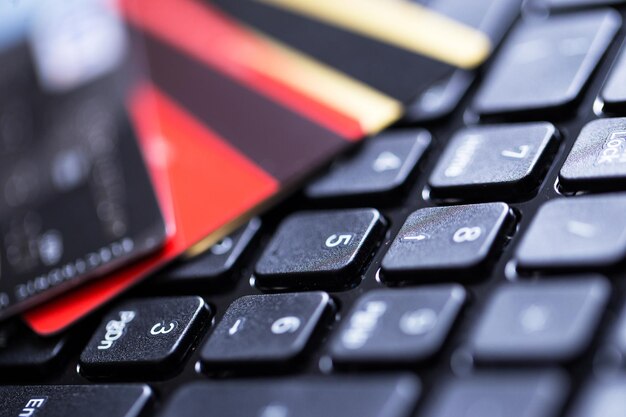 Closeup of a keyboard