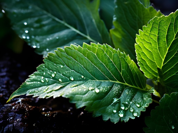 Closeup Leaf Image