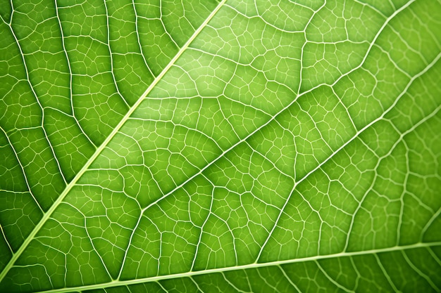Клоуз-ап текстуры листьев на зеленом абстрактном фоне природы с мягким фокусом