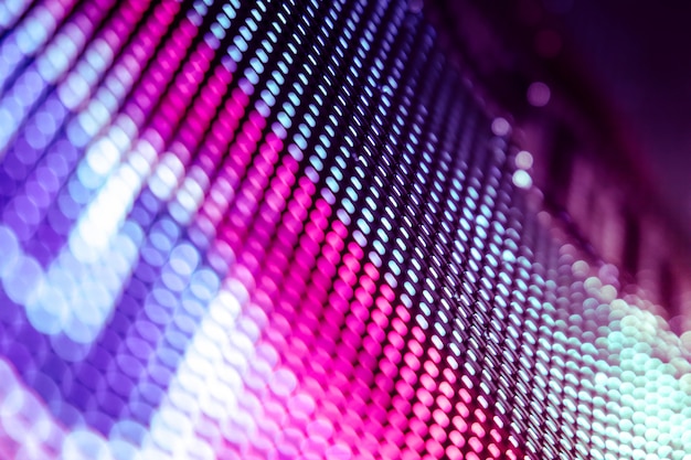 CloseUp LED blurred screen. LED soft focus background. abstract background ideal for design.