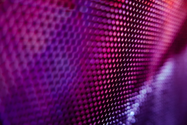 CloseUp LED blurred screen. LED soft focus background. abstract background ideal for design.