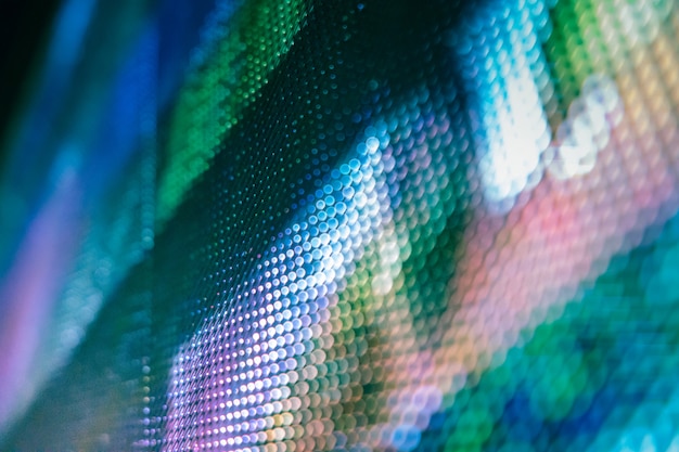 CloseUp LED blurred screen. LED soft focus background. abstract background