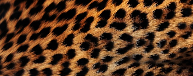 Photo closeup of leopard fur texture