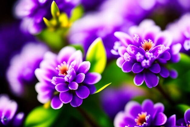 Closeup lilac flowers lilac bush purple violet background garden florals spring wallpaper