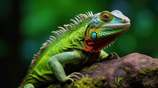 a closeup of a lizard on a rock pexels contest winner Generative Ai