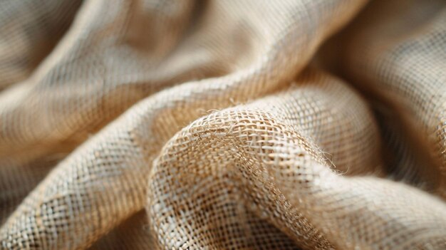 Photo a closeup of luxurious buckram fabric showcasing its texture appearance