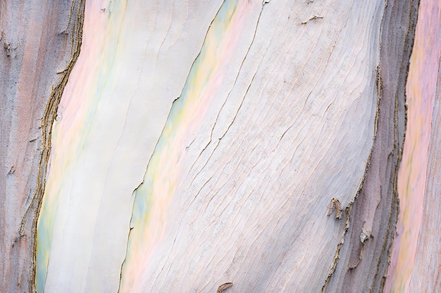 Макрофотография текстуры дерева в оттенках розового крупным планом Сгенерировано AI