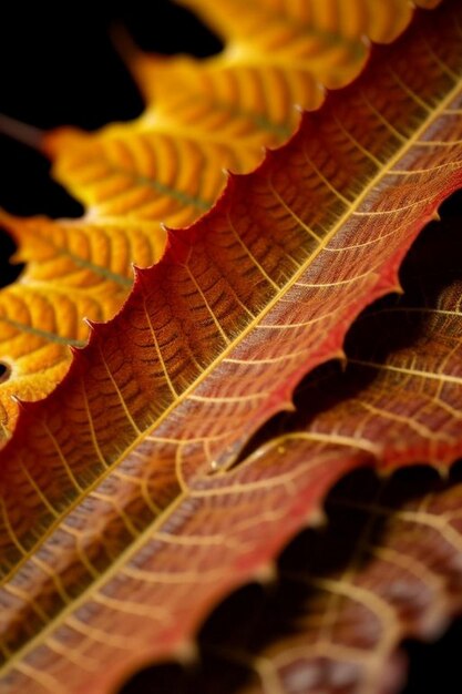 Foto immagine ravvicinata delle foglie di acero sull'albero durante l'autunno