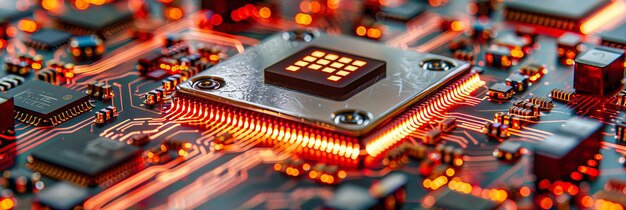 closeup of microprocessor pins detailed view of computing hardware and semiconductor technology