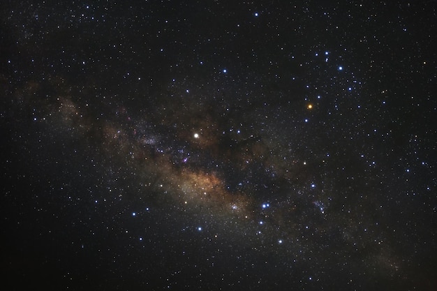 Closeup of Milky way galaxy with stars and space dust in the universeHigh Resolution