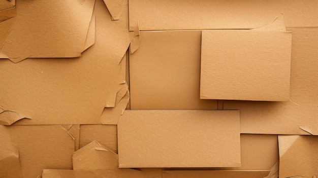 Closeup of minimalistic cardboard texture ai generated