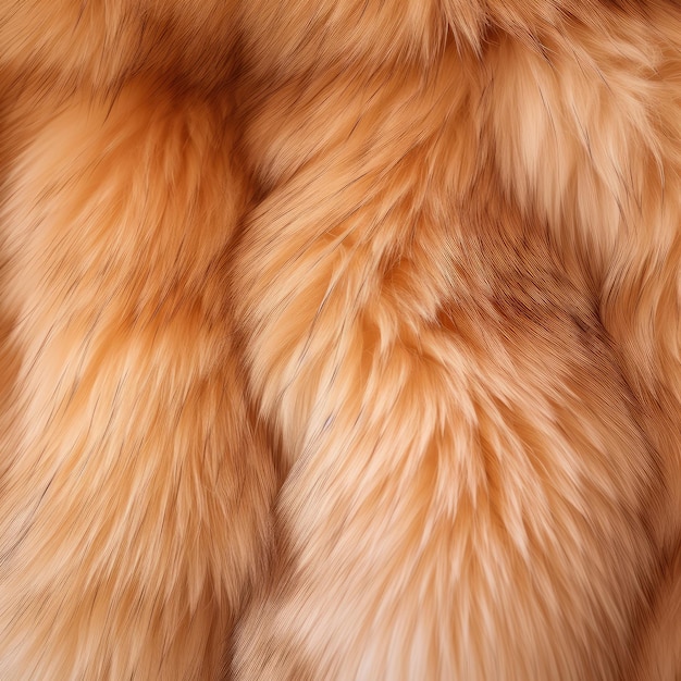 Closeup of Mink Fur Coat