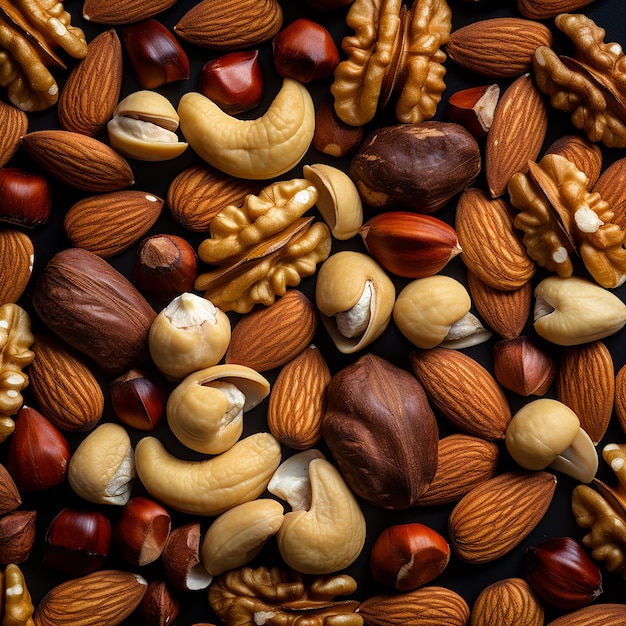 Closeup of Mixed Nuts