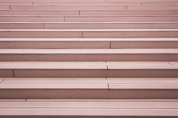 Closeup of the modern outdoors stairs