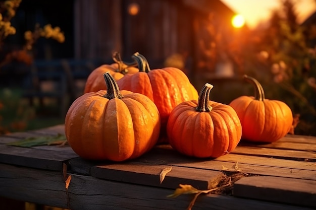 CloseUp of MultiColored Pumpkins of Different Sizes