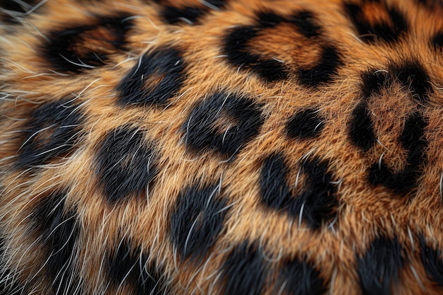 Closeup Natural Beautiful Leather Surface for Material Design Textile Pattern Abstract Exotic Wallpaper Leopard Seamless Skin and Fur Textures