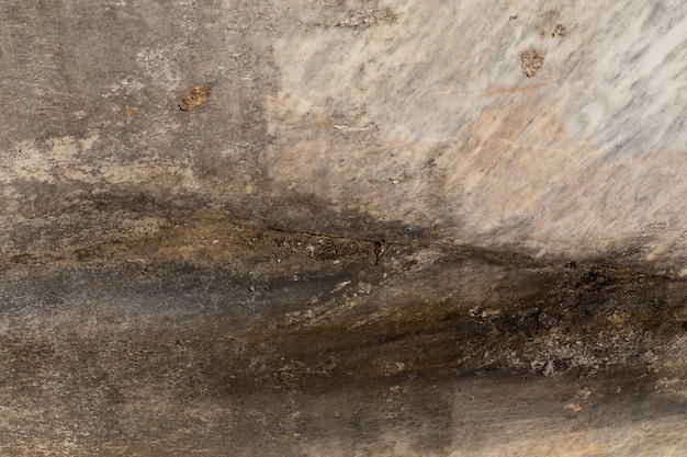 closeup of naturally exposed marble from a quarry