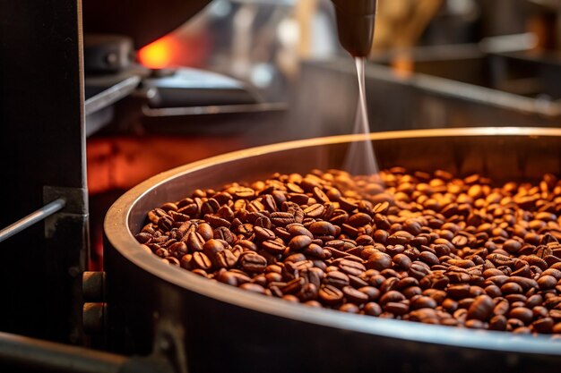 사진 향기로운 아메리카노 콩 을 넣은 오래된 커피 밀러 의 클로즈업
